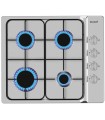 PLAQUE DE CUISSON GAZ 4 FOYERS — INOX | BELDEKO