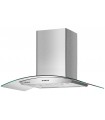 HOTTE DECORATIVE MURALE 90 CM - VERRE ET INOX