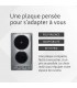 Plaque electrique, fonte, 2 feux, 2 foyers, 2 zones, encastrable, inox, boutons, manettes