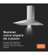 Hotte triangle inox 90cm 90 pyramide