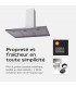 Hotte triangle inox 90cm 90 pyramide