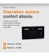 hotte encastrable, groupe aspirant,  noir,  52 cm, hotte encastrée