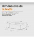 hotte encastrable, groupe aspirant,  Inox,  52 cm, hotte encastrée