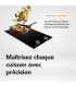 Plaque de cuisson, 2 feux, 2 foyers, 2 zones, encastrable, commande, boutons, manette