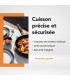 Plaque de cuisson, 2 feux, 2 foyers, 2 zones, encastrable, commande, boutons, manette