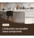 Plaque induction 2 feux, 2 foyers, dominio induction, prise