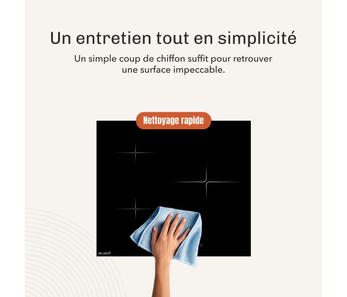 table de cuisson induction 3 foyers slider booster