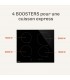 Plaque induction 4 feux, 4 foyers, induction, encastrable