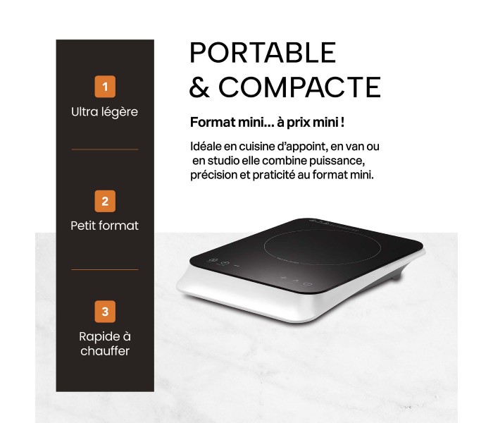 plaque de cuisson 1 feux portable