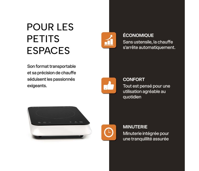 PLAQUE DE CUISSON INDUCTION PORTABLE 1 FOYER | BELDEKO