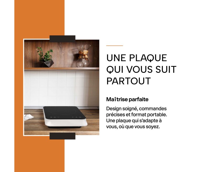 PLAQUE DE CUISSON INDUCTION PORTABLE 1 FOYER | BELDEKO