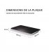 plaque induction portable 2 foyers, posable, mobile