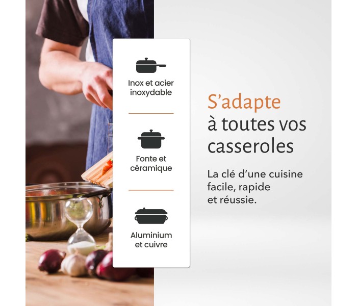 Plaque vitroceramique, 2 feux, 2 foyers, 2 zones, encastrable, boutons, manette, commande