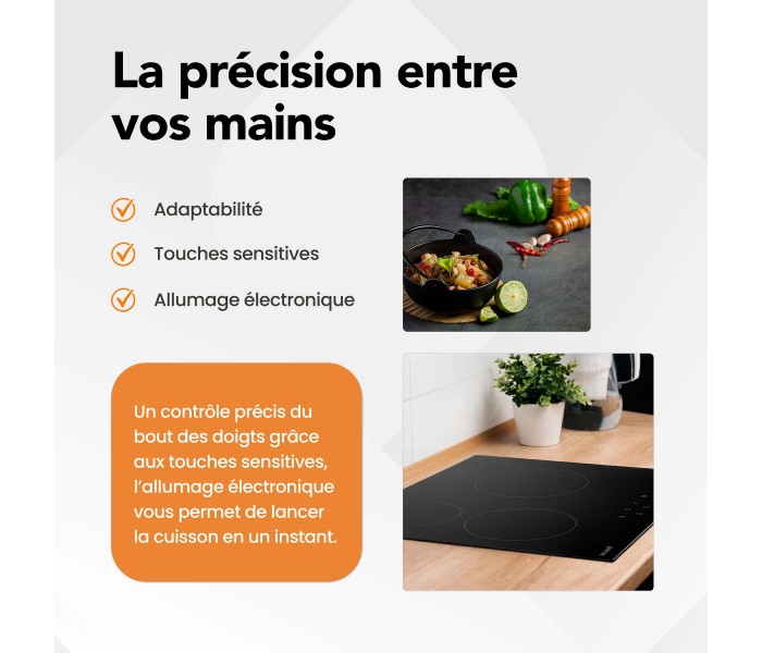 PLAQUE DE CUISSON VITROCÉRAMIQUE 3 FOYERS | BELDEKO