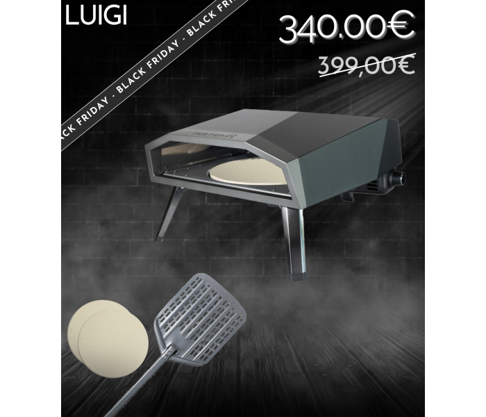 FOUR A PIZZA AVEC PIERRE TOURNANTE XL - LUIGI