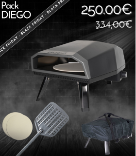 FOUR A PIZZA AVEC PIERRE TOURNANTE - DIEGO + HOUSSE