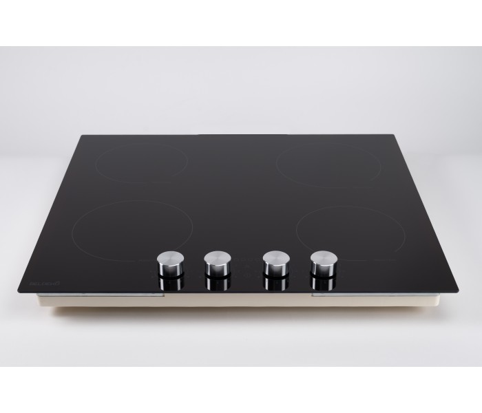 Plaque à Induction 59 cm – 4 Foyers, 6000 W, Commandes par Manettes – Beldeko