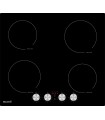 Plaque à Induction 59 cm – 4 Foyers, 6000 W, Commandes par Manettes – Beldeko