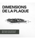 PLAQUE DE CUISSON GAZ 4 FOYERS — INOX | BELDEKO