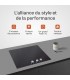 plaque induction, 3 feux, 3 foyers, 3 zones, encastrable, commande, boutons, manette, physique