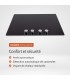 plaque induction, 4 feux, 4 foyers, 4 zones, encastrable, commande, boutons, manette, physique