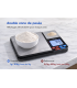 Balance de cuisine double précision – 0,01 g à 500 g + 1 g à 5 kg – Idéale pour levure, sel, farine et pâtisserie