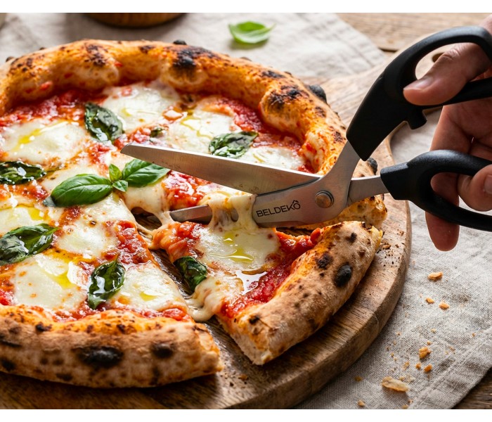 CISEAUX À PIZZA, DEMONTABLE, DECOUPE PIZZA, ACCESSOIRES PIZZA, BELDEKO