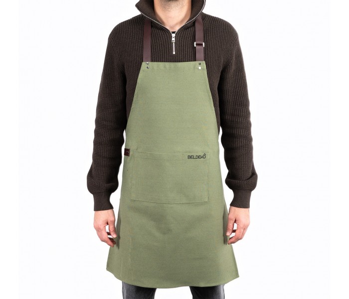 Tablier, tablier vert, tablier de chef, tablier de cuisine, accessoires pizza, beldeko