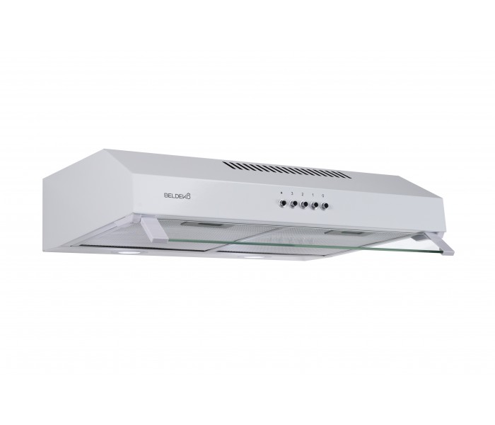 hotte casquette, 60 cm, blanche, visiere, 200x, puissante, double moteur