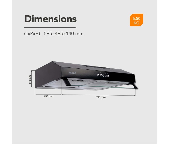 hotte casquette, 60 cm, noir, visiere,  puissante, double moteur