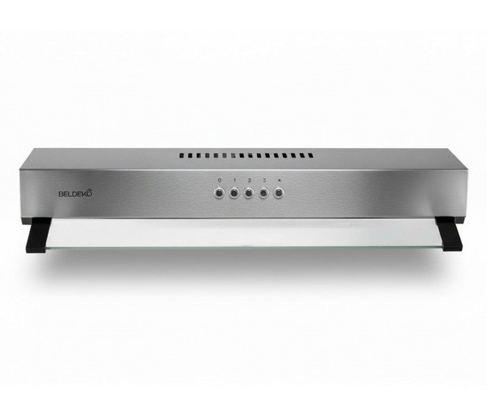 hotte casquette, hotte visière, inox, 60 cm, 59,5 cm, hotte fine, hotte chantier