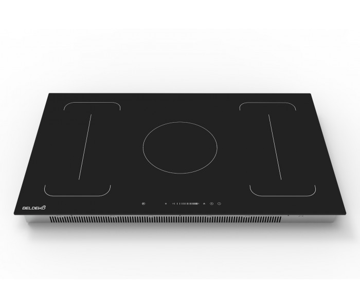 Plaque induction 5 foyers, zones flex, grande plaque de cuisson
