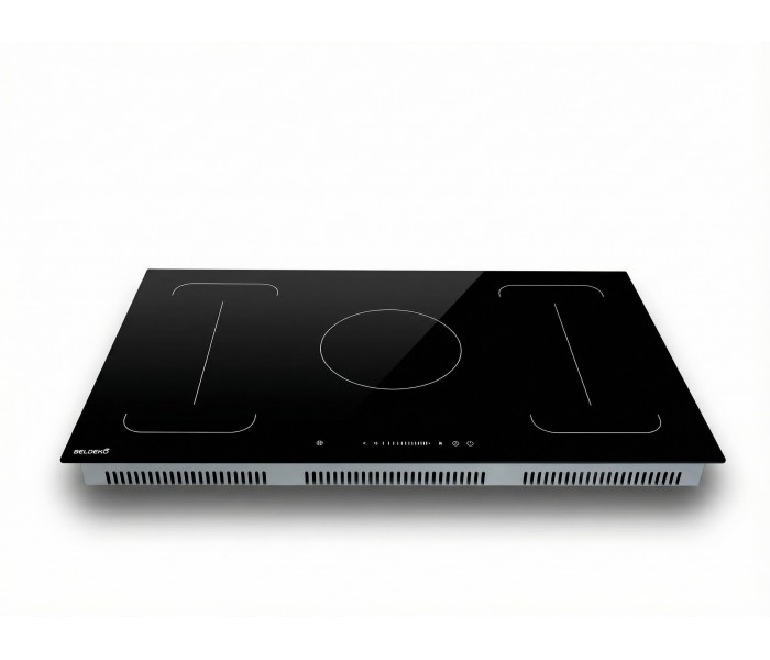 Plaque induction 5 foyers, zones flex, grande plaque de cuisson