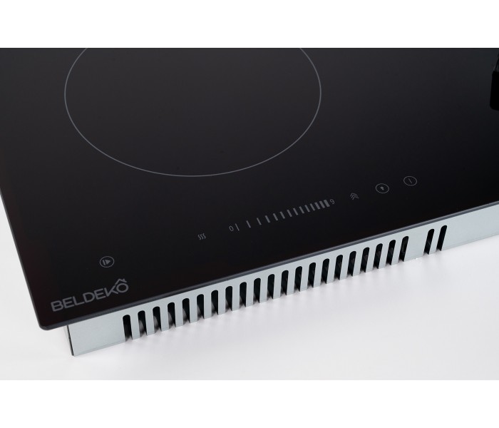 plaque bridge, plaque de cuisson double, gaz et induction, plaque mixte induction gaz, encastrable, 4 foyers