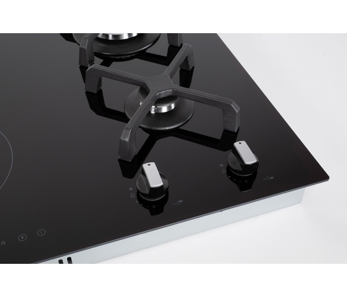 plaque bridge, plaque de cuisson double, gaz et induction, plaque mixte induction gaz, encastrable, 4 foyers