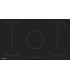 Plaque induction 5 foyers, zones flex, grande plaque de cuisson