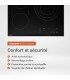 plaque de cuisson, 3 feux, 3 foyers, encastrable, vitro, vitrocéramique, flex, multi zone