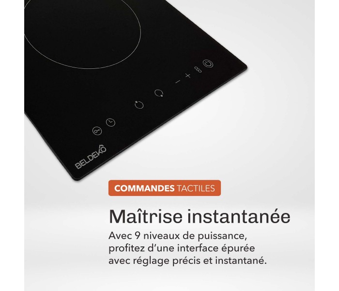 plaque vitrocéramique, domoino, table de cuisson, vitro, vitrocéramique, flex, multizones, 2 foyers, 2 zones, 2 bruleurs