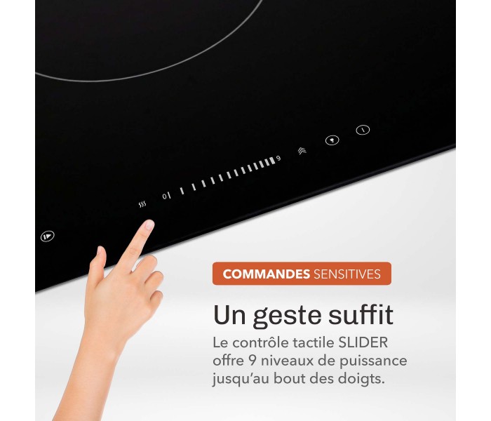 Plaque induction 5 zones, 5 foyers, 5 feux, flex, multizones, bridge, induction puissante