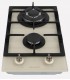 Domino gaz beige, plaque gaz 2 feux beige, plaque gaz, 2 feux, 2 foyers, encastrable