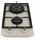 Domino gaz beige, plaque gaz 2 feux beige, plaque gaz, 2 feux, 2 foyers, encastrable