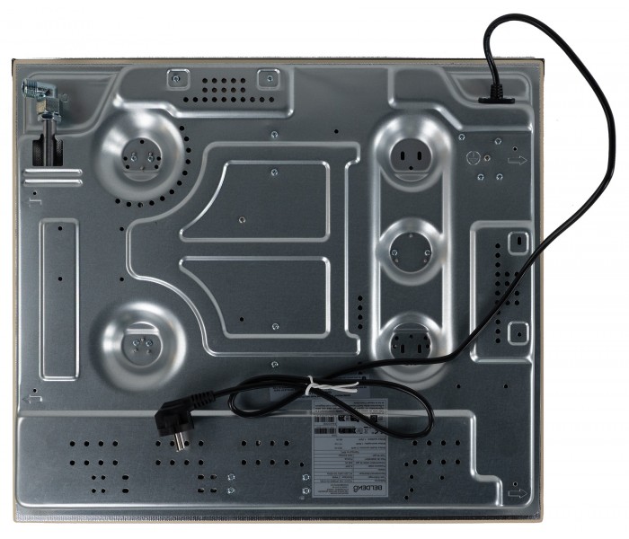 PLAQUE DE CUISSON GAZ 3 FOYERS DOUBLE COURONNE - VERRE BEIGE ET FONTE - 6200 WATTS - BELDEKO