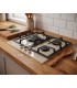 Plaque gaz beige, 3 feux, 3 zones, 3 foyers, plaque gaz beige 3 feux, encastrable, plaque gaz marron, plaque gaz crème