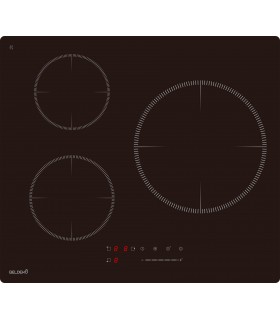plaque induction 3 feux, plaque induction 3 foyers, 3 zones, slider, puissante, grand foyers, foyer XL, marque francaise