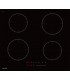 Plaque induction 4 feux, 4 foyers, 4 zones, plaque à induction, marque francaise, encastrable, booster timer, minuteur