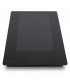 Domino induction, plaque induction, 2 feux, 2 zones, flex, noir mat, mat, encastrable, avec prise,