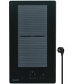 Plaque de cuisson induction 2 zones avec zone flex bridge - 3500W - Verre noir mat - Prise - Boosters et minuteries