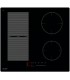 Plaque Induction Encastrable 4 Zones Flex 7200W BELDEKO, Verre Noir Brillant, 4 Boosters, Slider, Pause