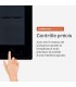 Plaque Induction Encastrable 2 Zones Flex Bridge 3500W - Verre Noir Mat Antirayure - Booster - Prise