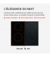 Plaque Induction Encastrable 4 Zones Flex 7000W - Verre Noir Mat Antirayure - 4 Boosters - Slider - Pause